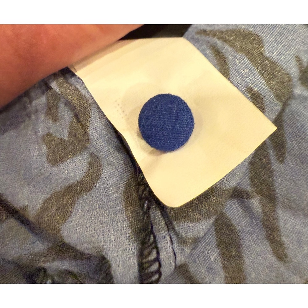 Zara‎ Dress Blue Black Print Casual  Womens - Picture 6 of 9